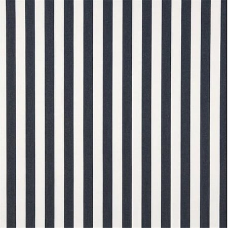 Designer Fabrics Designer Fabrics B491 54 in. Wide Navy; Striped Indoor & Outdoor Marine Scotchgard Upholstery Fabric B491